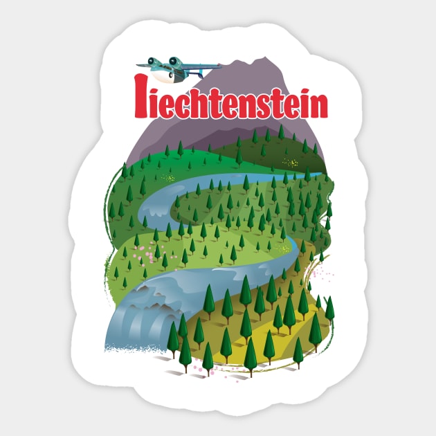 liechtenstein Sticker by nickemporium1